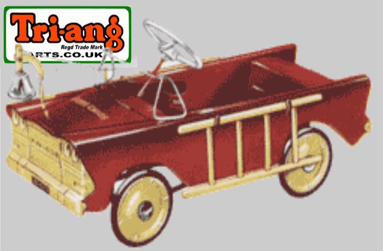 TRIANG T45 FIRE ENGINE PEDAL CAR PARTS